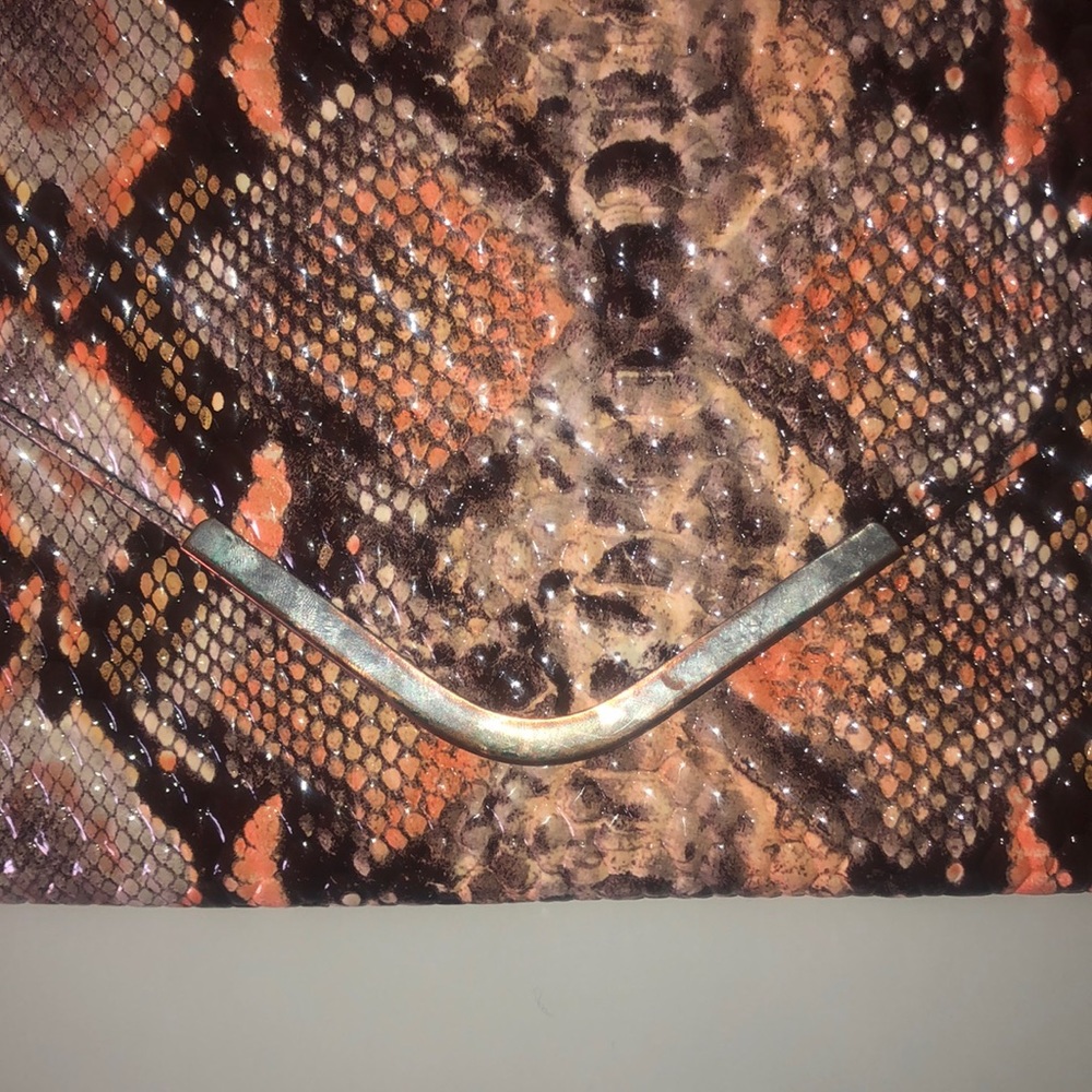 Snake Print Clutch Bag - Picture 4 of 4